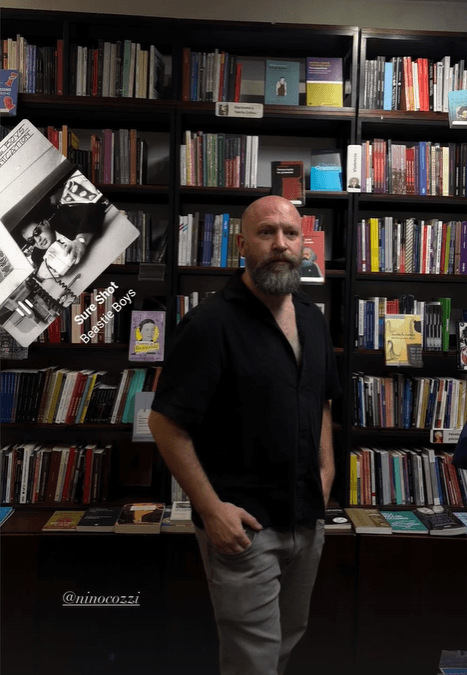 Nino Cozzi Berrondo en librería, Ciudad de México