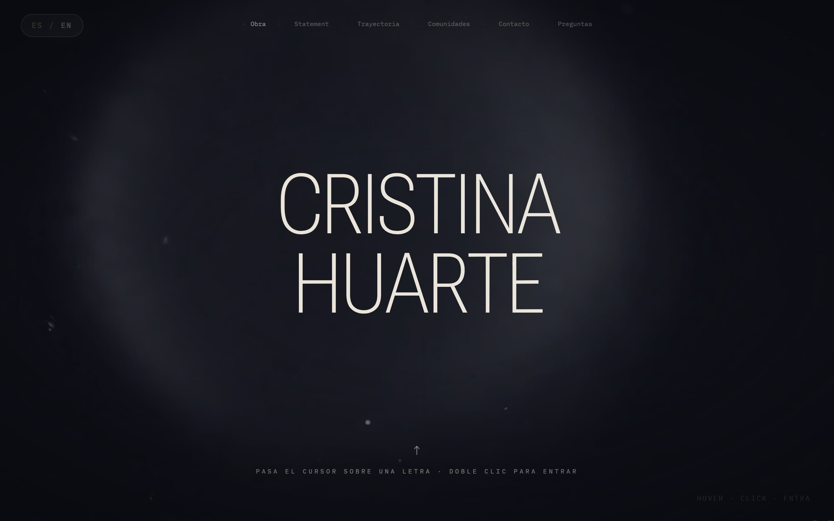 Cristina Huarte — sitio web