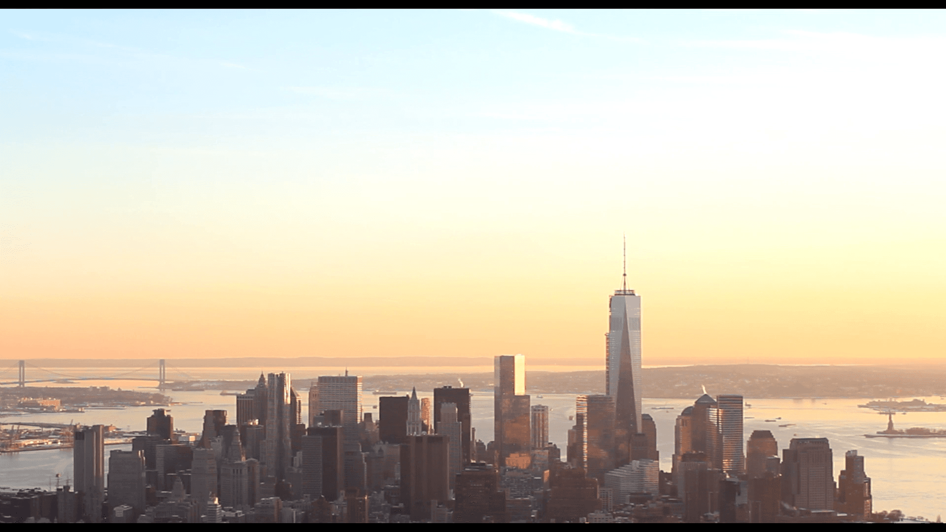 Flâneur — skyline Nueva York atardecer