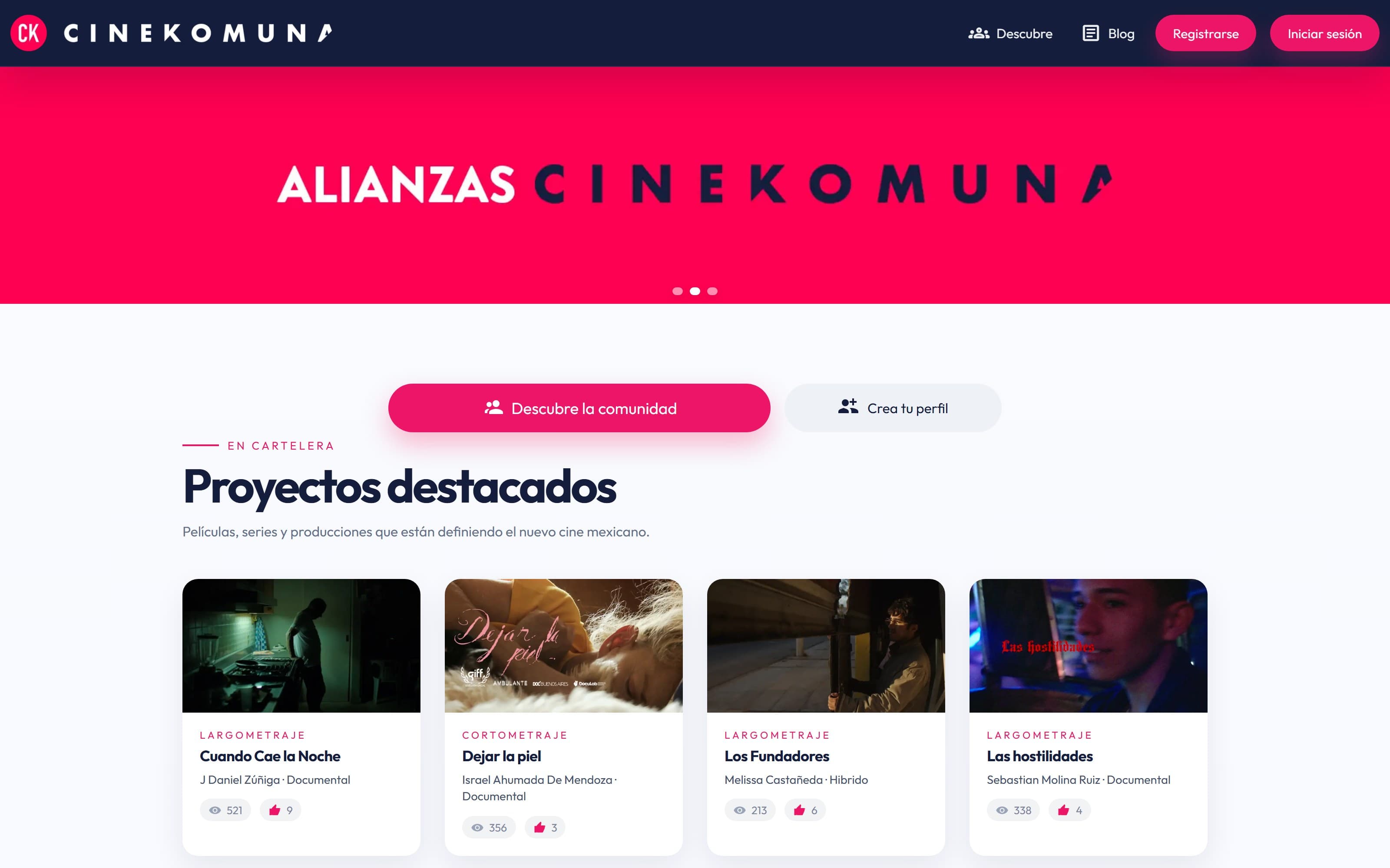 cinekomuna.com — la red del cine mexicano, poblada