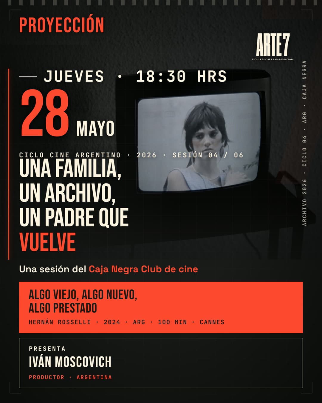 Flyer Algo Viejo, Algo Nuevo, Algo Prestado · Caja Negra